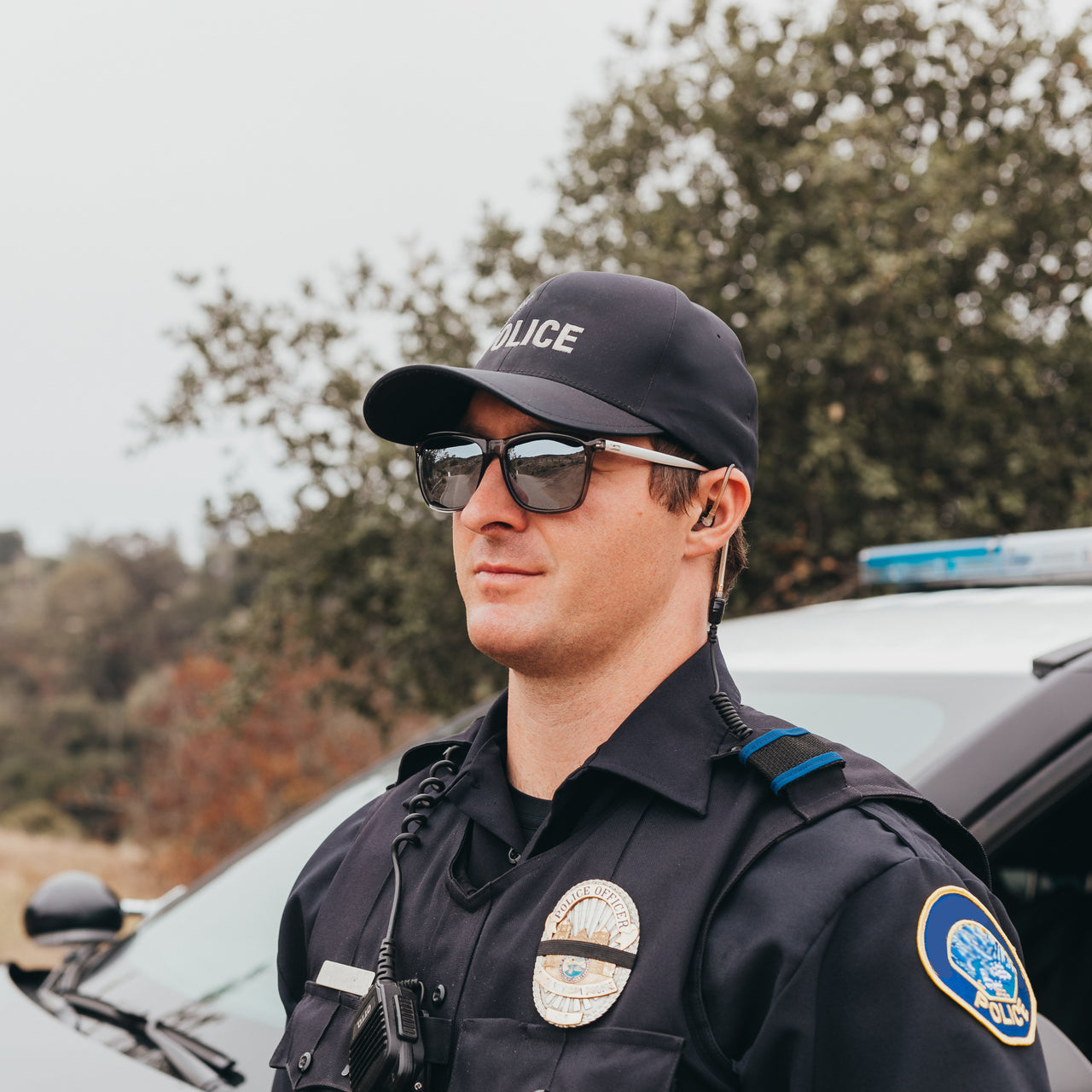 policemen wearing nado ghost sunglasses